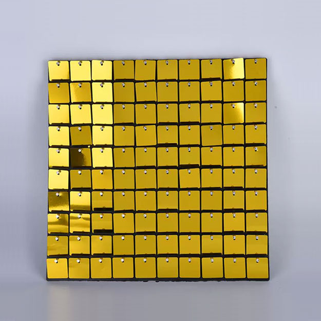 사각 스팽글 백드롭 패널(골드)1개