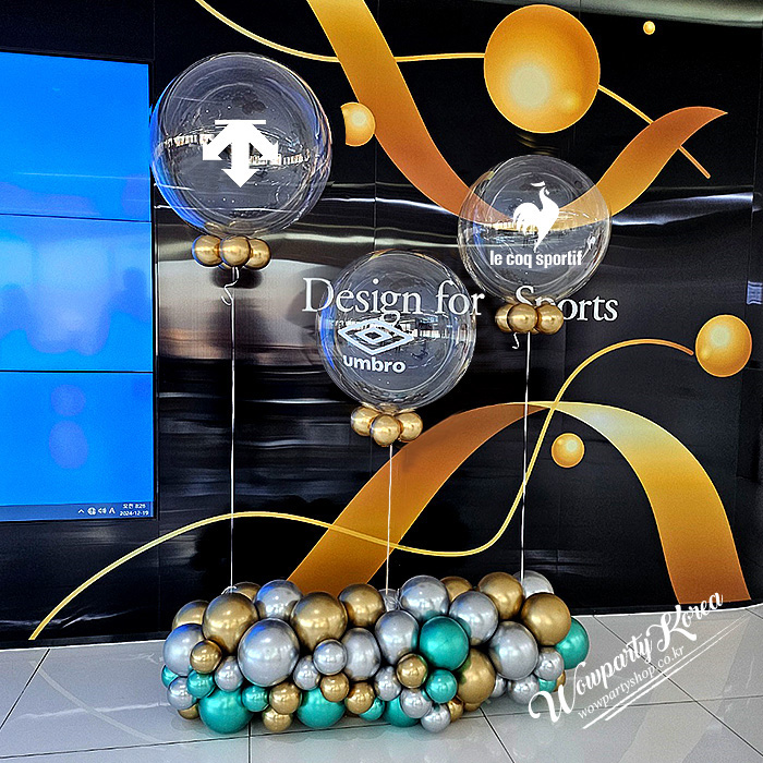 데상트 코리아 창립기념일 풍선장식