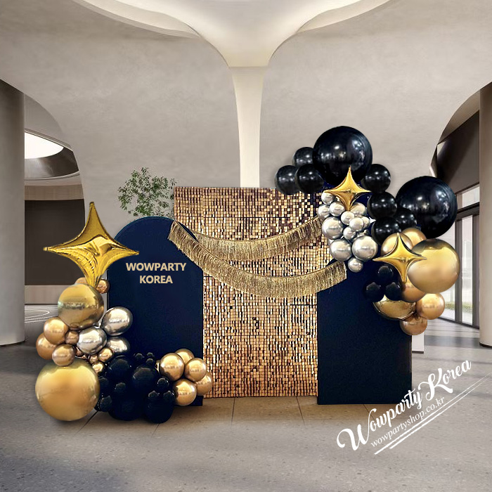 와우파티코리아 세미나 풍선장식(포토월포함)